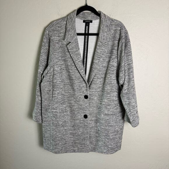 Torrid Studio Double Knit Boyfriend Blazer 3X - Picture 3 of 15